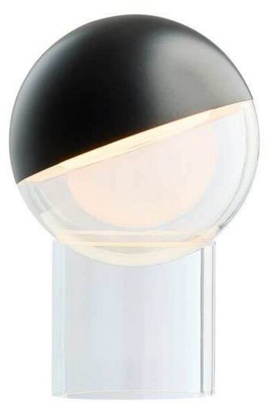 FRANDSEN LED punjiva stolna lampa Pila, crna, 20 cm, prigušljiva, prigušiva, Crno, Dnevni boravak/blagovaonica, Plastika