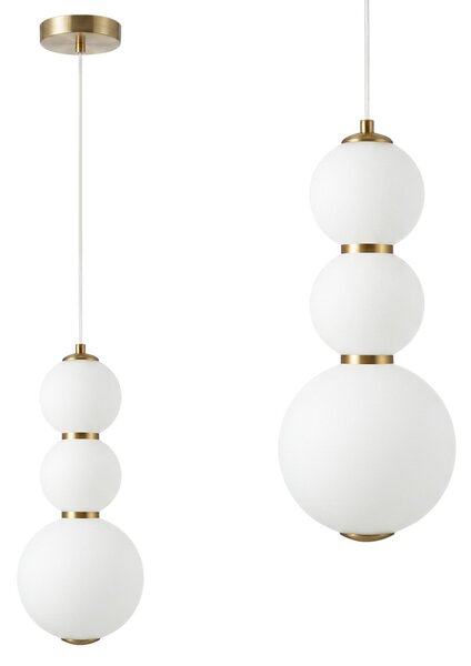 LED viseća stropna lampa LHJ113-3CP brušeno zlato