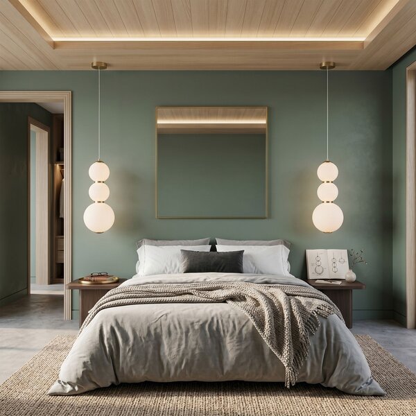 LED viseća stropna lampa LHJ113-3CP brušeno zlato