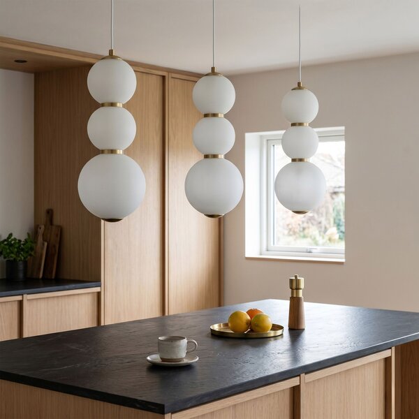 LED viseća stropna lampa LHJ113-3CP brušeno zlato