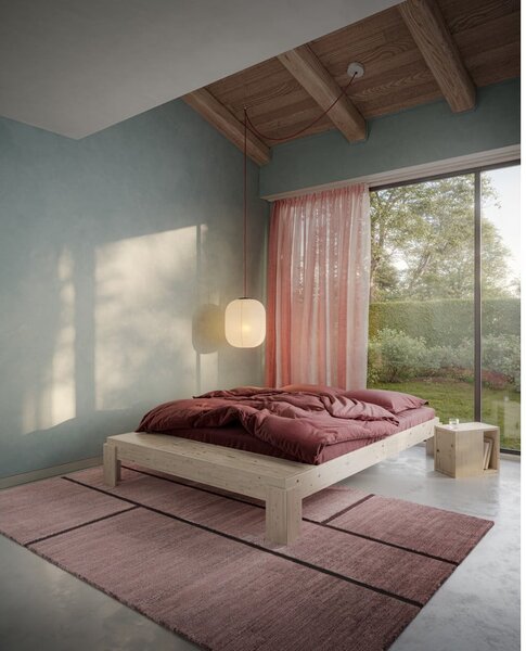 Noćni ormarić od masivnog bora u prirodnoj boji Grab It – Karup Design