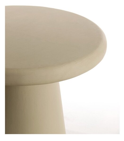 Bež okrugao stolić za kavu ø 60 cm Kulona – Light & Living