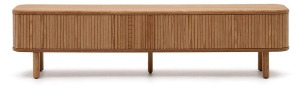 TV komoda u dekoru jasena u prirodnoj boji 200x50x40 cm Mailen – Kave Home