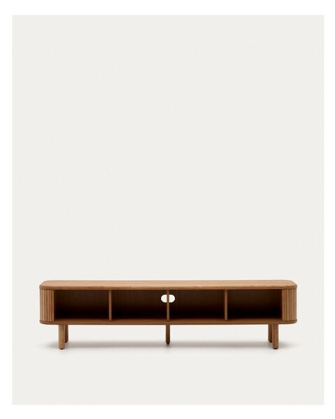 TV komoda u dekoru jasena u prirodnoj boji 200x50x40 cm Mailen – Kave Home