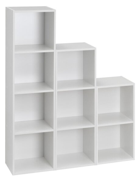 Bijela biblioteka 30x106x24 cm Cube – Casa Selección