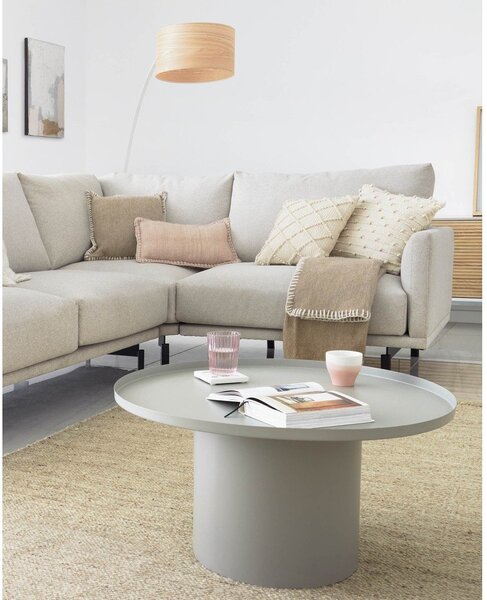 Metalni okrugao pomoćni stol ø 72 cm Fleksa – Kave Home