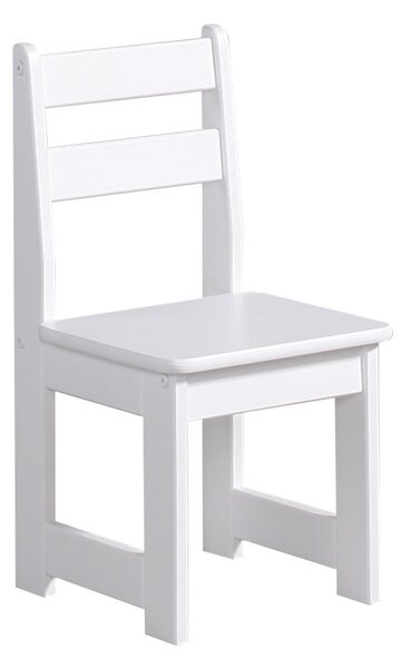 Bijele dječje stolice izrađene od čvrste borovine Pinio Baby