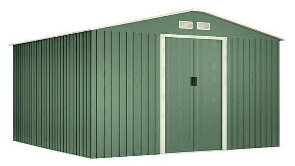 Hoggar Vrtna kućica Lauters (Vanjska dimenzija uklj. krovni prevjes (Š x D): 322 x 324 cm, Metal, Baza: 10,2 m²)