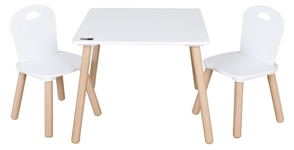 FREEON stol athena sa dvije stolice white