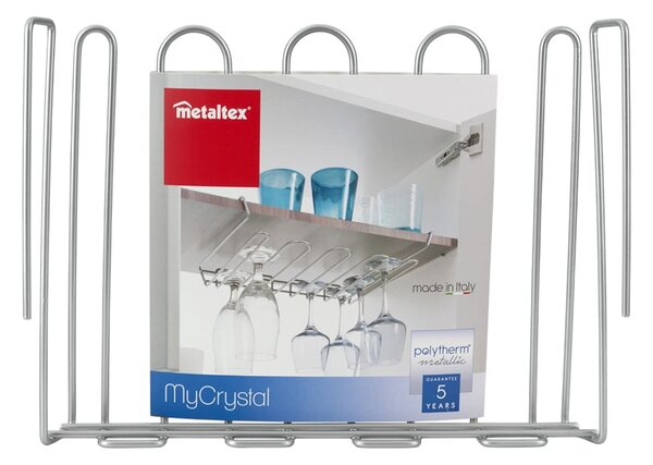 Viseći držač za čaše Metaltex My Crystal