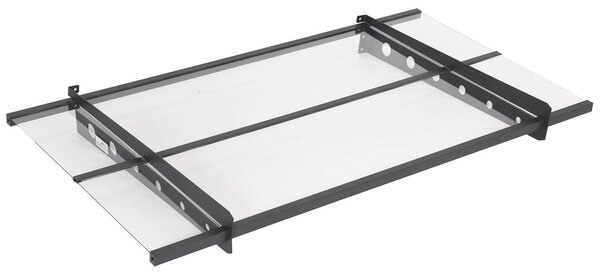Nadstrešnica za vrata Dortmund 80 x 150 cm CoverTech antracit