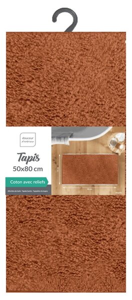 Kupaonska prostirka boja terakote 50x80 cm Mael – douceur d'intérieur