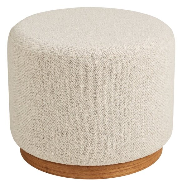 Bež tabure od bouclé tkanine Daisy – House Nordic