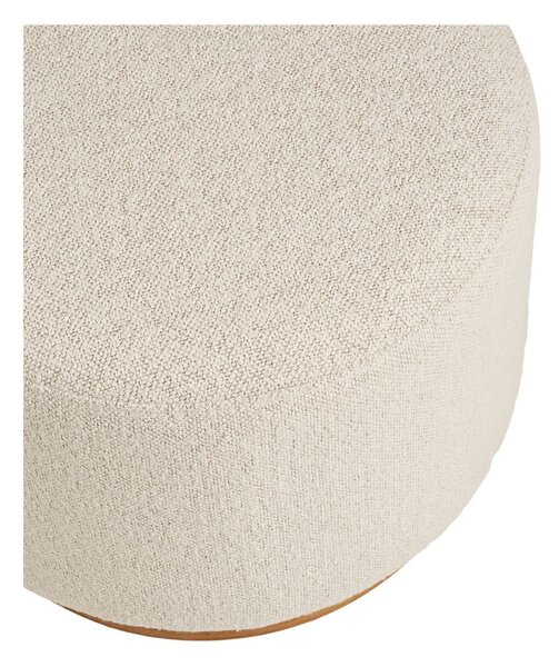 Bež tabure od bouclé tkanine Daisy – House Nordic