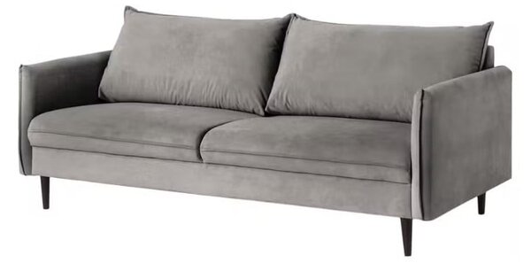 Siva baršunasta sofa 203 cm Juli – Ropez