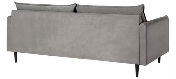 Siva baršunasta sofa 203 cm Juli – Ropez