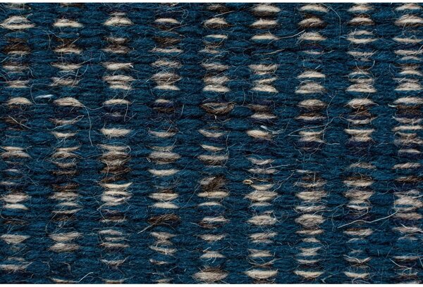Plava vunena staza Flair Rugs Anu, 60 x 200 cm