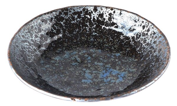 Crno-sivi keramički duboki tanjur MIJ Pearl, 900 ml