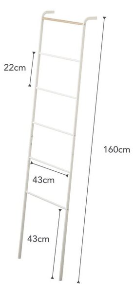 Bijeli ukrasni ljestve YAMAZAKI Tower Ljestve