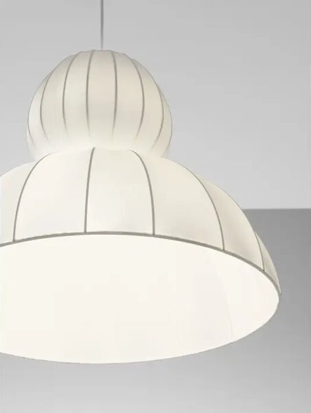 DELINA VISILICA BIJELA TKANINA E27 1X12W IP20 NL9586672