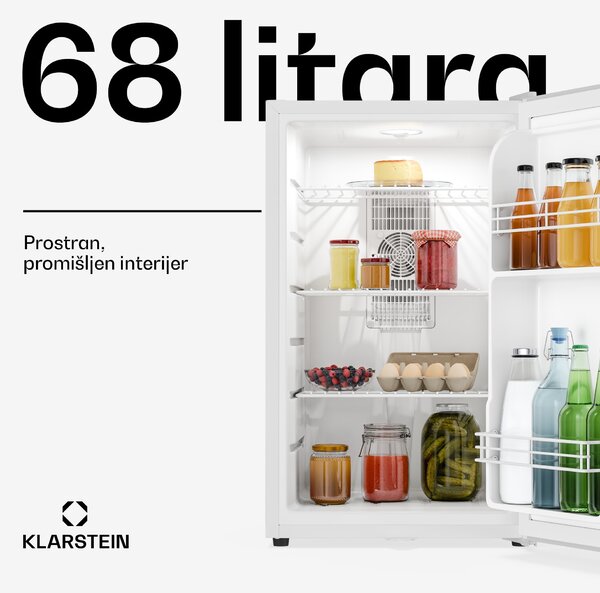 Klarstein Matterhorn 28, mini hladnjak, 28 litara, 35 dB, kompaktan, na zaključavanje