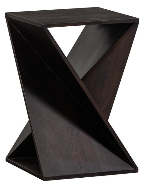 Pomoćni stol od masivnog bagrema 41x41 cm Ikem – WOOOD