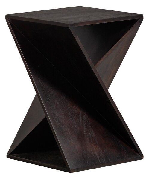 Pomoćni stol od masivnog bagrema 41x41 cm Ikem – WOOOD