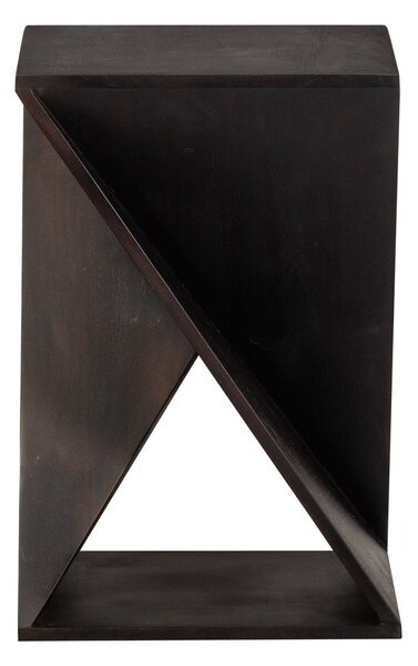 Pomoćni stol od masivnog bagrema 41x41 cm Ikem – WOOOD