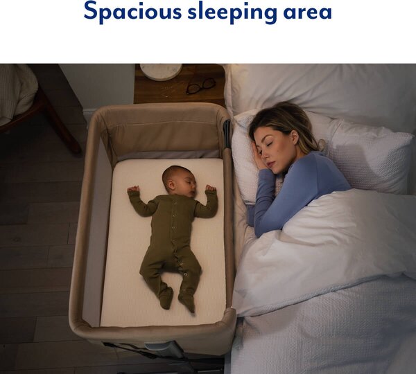 Graco kolijevka Sweet2Sleep uz krevet - Oatmeal