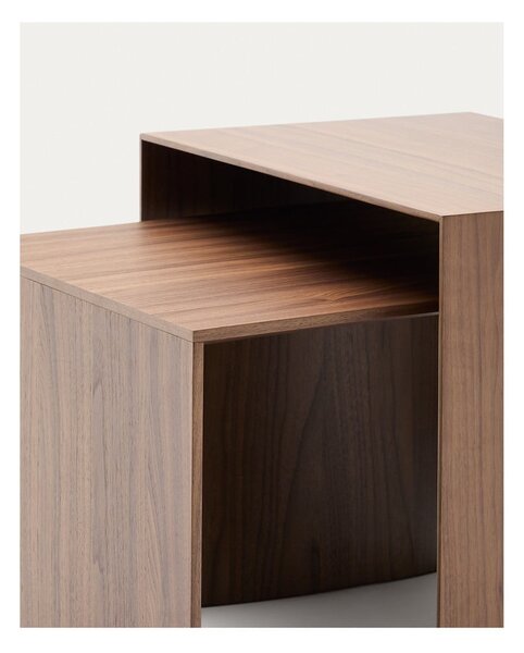 Pomoćni stol u dekoru oraha 40x55 cm Litto – Kave Home