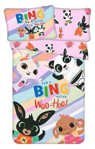 Pamučna dječja posteljina za dječji krevetić 100x135 cm Bing "It's a thing" – Jerry Fabrics