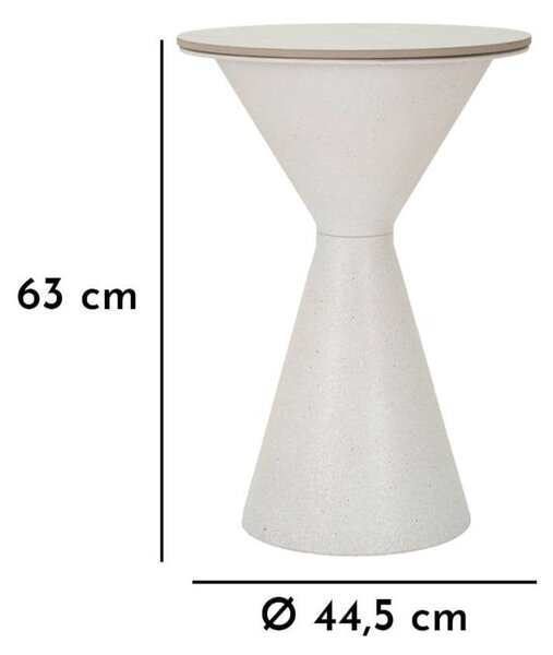 Okrugli pomoćni stol s keramičkom daskom ø 44 cm Fush – Mauro Ferretti