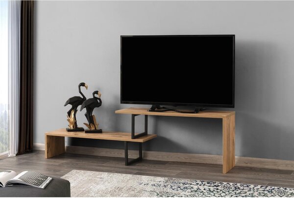 TV stolić OVIT 44x153 cm smeđa/crna