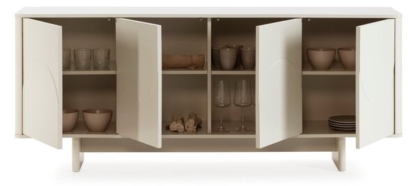 Krem komoda 180x75x40 cm Solei – MOME