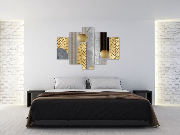 Slika - Zlatni dekori (150x105 cm)