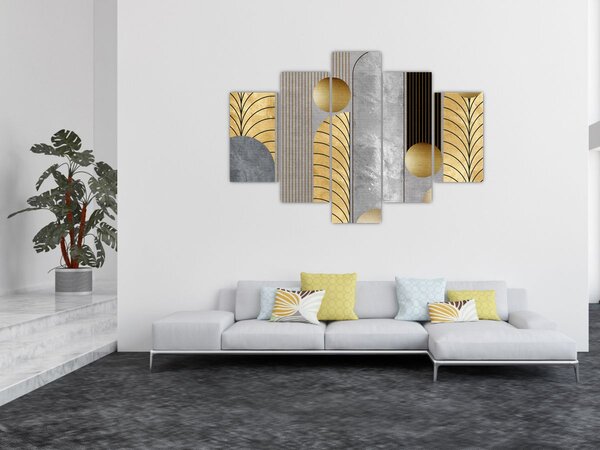 Slika - Zlatni dekori (150x105 cm)