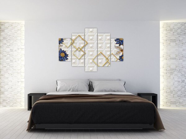 Slika - Dijamantni cvjetovi (150x105 cm)