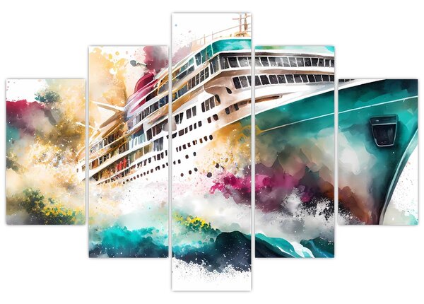 Slika - Akvarel more (150x105 cm)