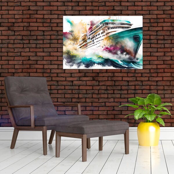 Slika - Akvarel more (90x60 cm)