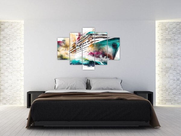 Slika - Akvarel more (150x105 cm)