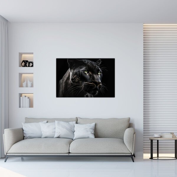 Slika - Crna pantera (90x60 cm)