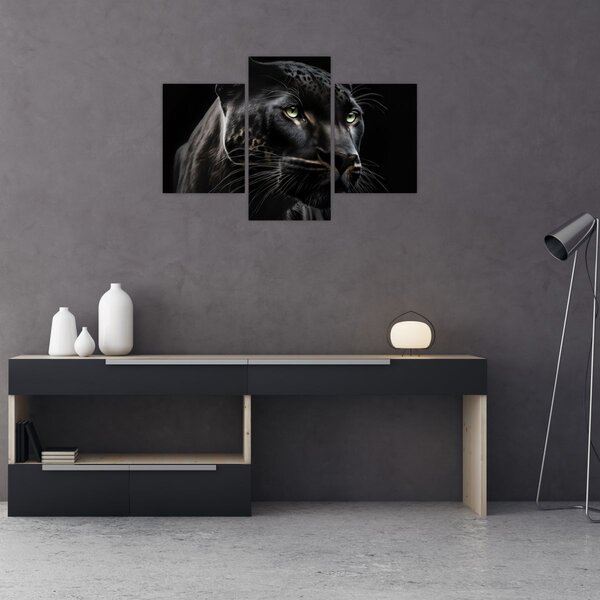 Slika - Crna pantera (90x60 cm)