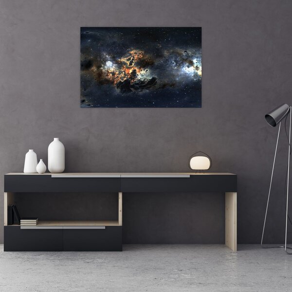 Slika - Svemir s maglicom (90x60 cm)