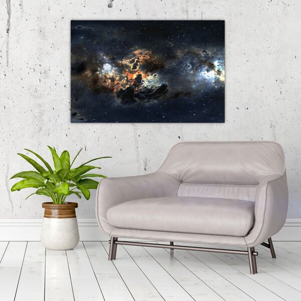 Slika - Svemir s maglicom (90x60 cm)