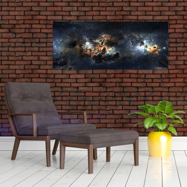 Slika - Svemir s maglicom (120x50 cm)