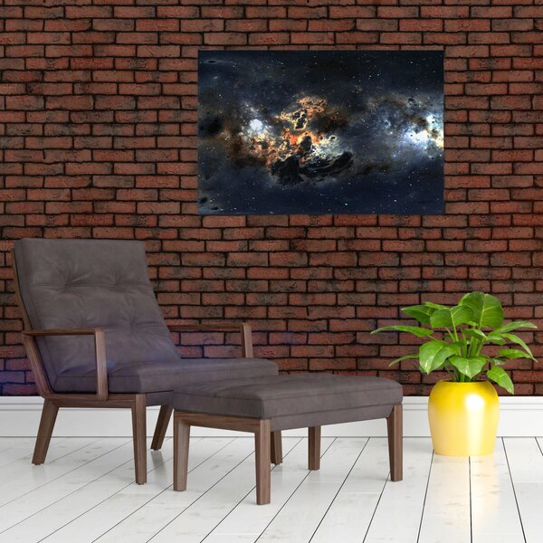 Slika - Svemir s maglicom (90x60 cm)