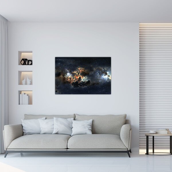 Slika - Svemir s maglicom (90x60 cm)