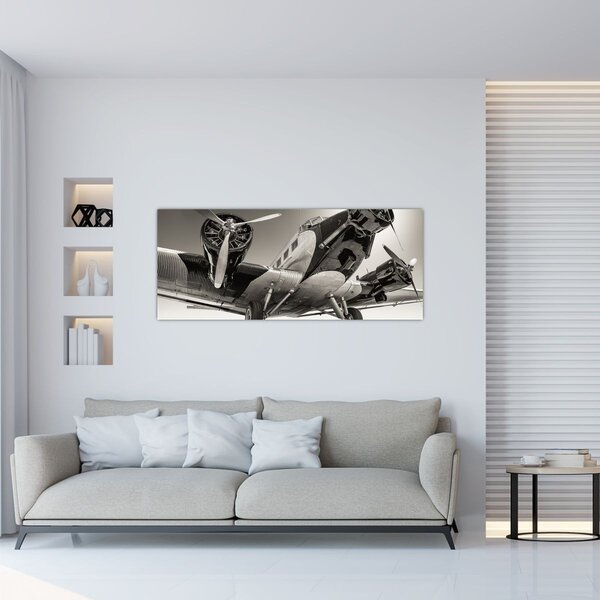 Slika - Povijesni zrakoplov (120x50 cm)
