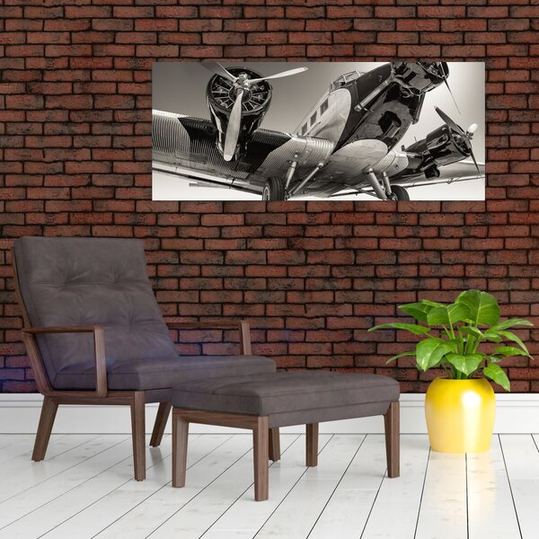 Slika - Povijesni zrakoplov (120x50 cm)