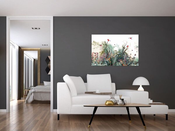 Slika - Prirodni krajolik, akvarel (90x60 cm)